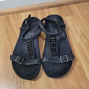 Vionic Navassa Black Sandals 7